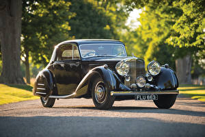 Картинка Bentley Винтаж Черная Металлик 1938 4 ¼ Litre Sports Coupe by Park Ward Автомобили