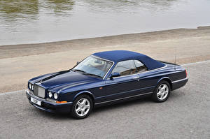 Картинка Bentley Синяя Металлик 1995-2002 Azure Автомобили