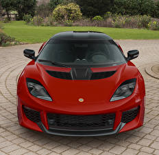 Картинка Lotus Красных Спереди Металлик 2016 Evora 400 Carbon Pack Автомобили