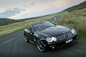 Фотография Mercedes-Benz Металлик Кабриолета 2005-08 SL 65 AMG машина