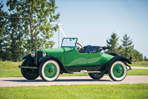 Обои для рабочего стола Додж Винтаж Зеленая Металлик Кабриолет Родстер 1925 Roadster машина