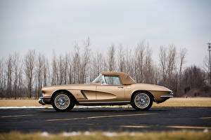 Обои Шевроле Старинные Сбоку 1962 Corvette GM Styling Show Car машина