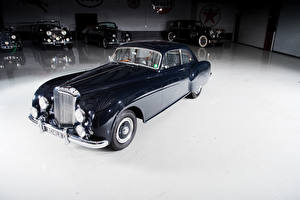 Картинки Винтаж Bentley Черный Металлик 1953-55 R-Type Continental Sports Saloon by Mulliner AT LHD авто