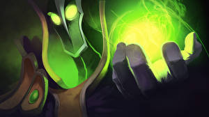 Обои для рабочего стола DOTA 2 Rubick Волшебство Пальцы Игры Фэнтези