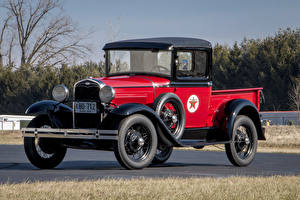 Фотографии Форд Старинные Металлик Пикап кузов 1930–31 Model A Pickup автомобиль