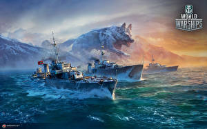 Фотография World Of Warship Корабли Волк Немецкий Destroyers Армия