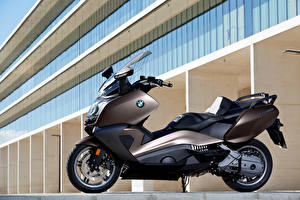 Картинка BMW - Мотоциклы Мотороллер Сбоку 2012-16 C 650 GT