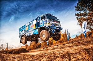 Фотографии Грузовики KAMAZ HDRI 309 SilkWay Dakar Автомобили