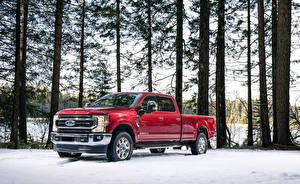 Фото Форд Красная Металлик Пикап кузов 2020  F-250 Super Duty King Ranch Crew Cab авто