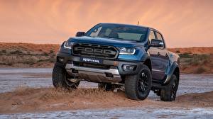 Картинки Форд Спереди Пикап кузов Raptor Ranger 2019 Автомобили