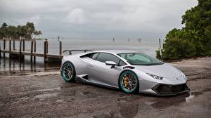 Фотографии Ламборгини Серая Huracan