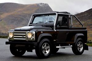 Обои Range Rover Черная Сбоку SUV Пикап кузов Defender, SVX, 60th Anniversary Edition