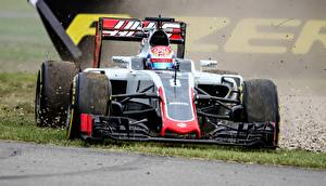 Картинка Формула 1 Romain Grosjean, R8man, Haas Автомобили